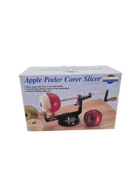 Kitchen Collection Manual Apple Peeler Corer Slicer Vacuum Base New